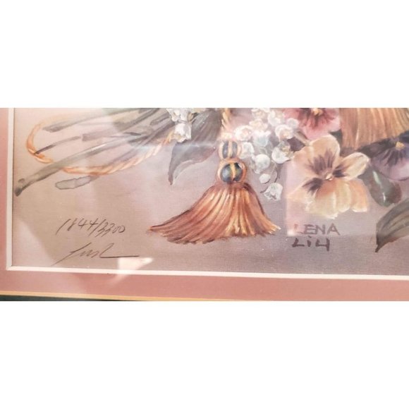 Beautiful limited edition numbered lithograph by Lena Liu. - Picture 3 of 7